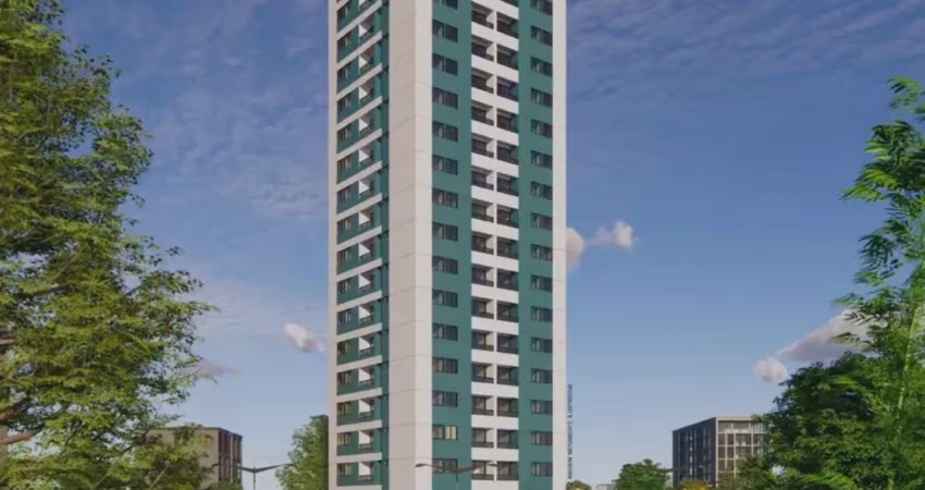 Edf. Adaucto José de Melo | Apartamento 2 quartos (1 suíte) 48m² | Varanda