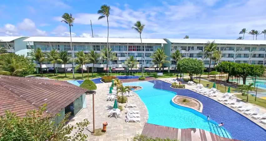Excelente flat porteira fechada localizado em porto de galinhas, com 44,24m² útil.