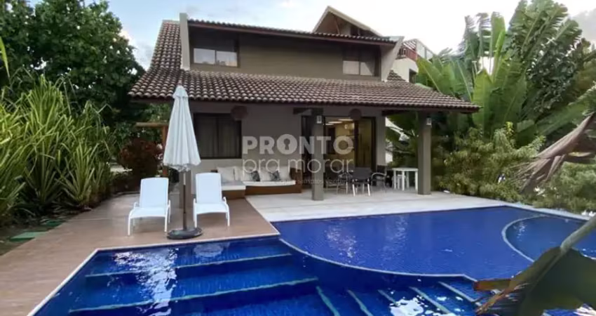 Excelente bangalô mobiliado 5 quartos 3 suítes com piscina em muro alto