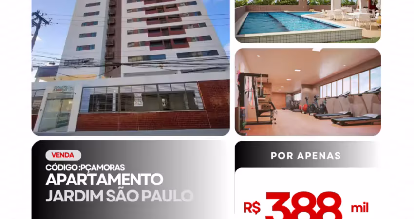 Apartamento com 03 quartos em jardim são paulo-recife/pe
