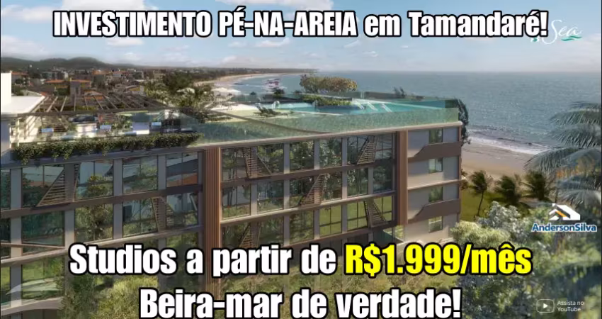 Prime beach sea - seu flat a beira mar de tamandaré - oportunidade incrível