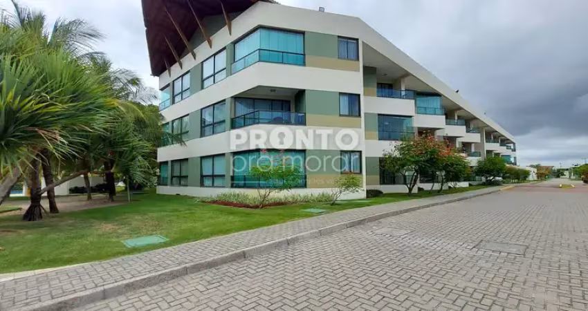 Excelente flat mobiliado localizado em carneiros com 46,15m², condomínio beira mar.