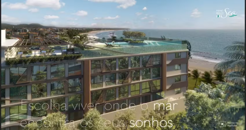 Prime beach sea na praia de carneiros em tamandaré, perto das piscinas naturais pé na areia