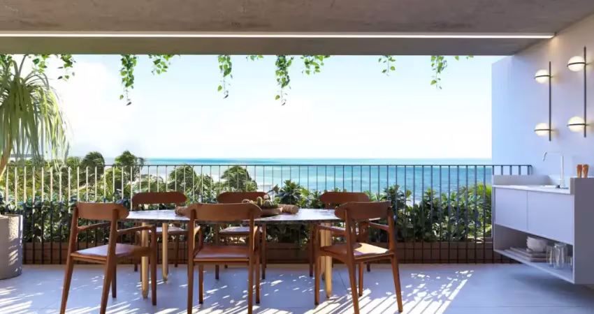 Essenza paiva 3 suítes com 175m², vista para o mar e lazer exclusivo no melhor do paiva