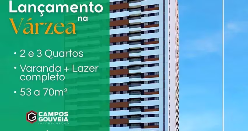Lançamento -apartamento com 02 quartos na várzea-recife/pe