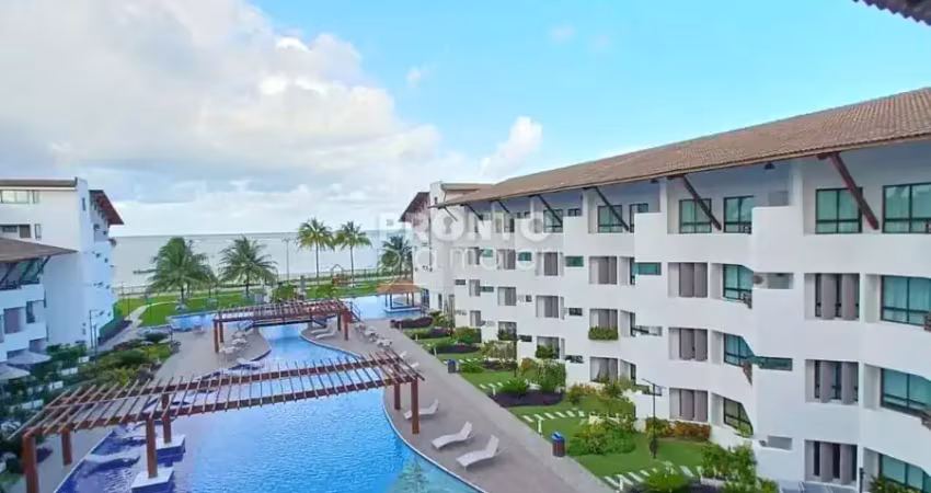 Apartamento duplex mobiliado  em condomínio beira mar em praia de tamandaré - pe