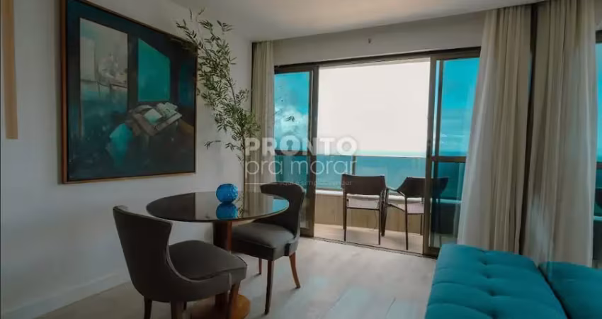 Flat área privativa 1 quarto e 1 banheiro em ótima localização - boa viagem