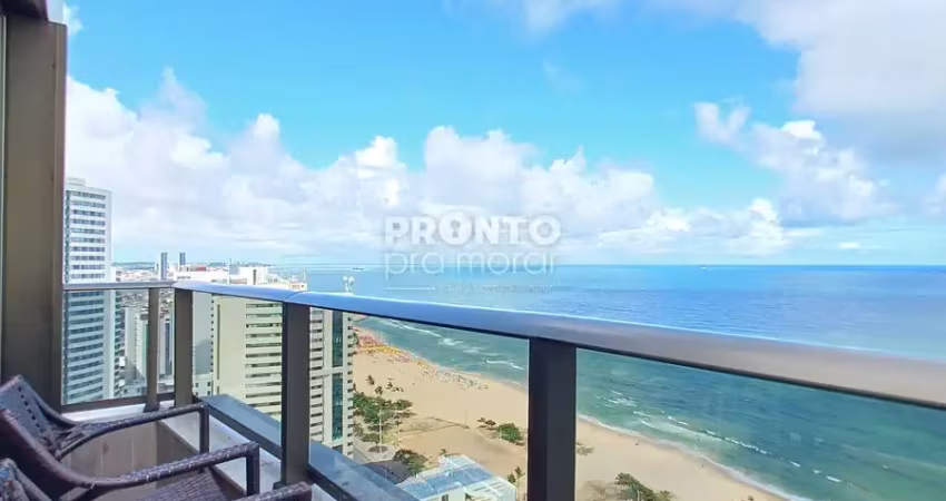 Apartamento beira mar com suíte em ótima localização - boa viagem