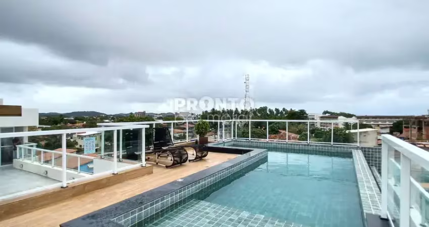 Flat mobiliado em condomínio miray exclusive tamandaré, tamandaré / pe