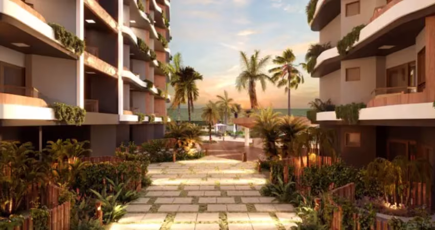 Beira mar - apartamento com 1 quarto varanda com vista perfeita