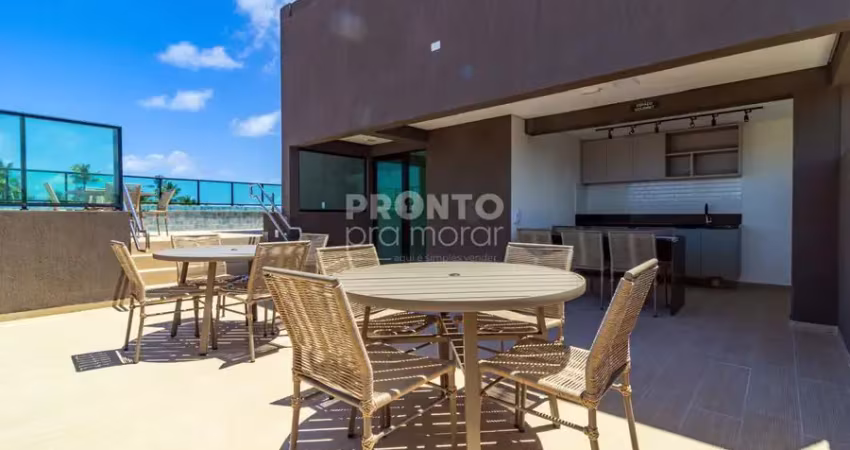 Excelente flat mobiliado localizado em porto de galinhas, com 24,57m² de área útil.