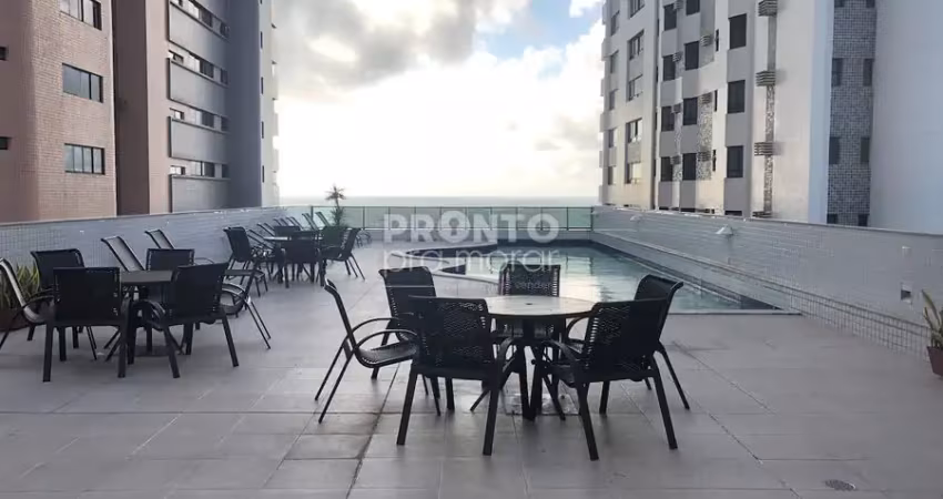 Excelente apartamento mobiliado com 51,08m² de área privativa, localizado no bairro de boa viagem.