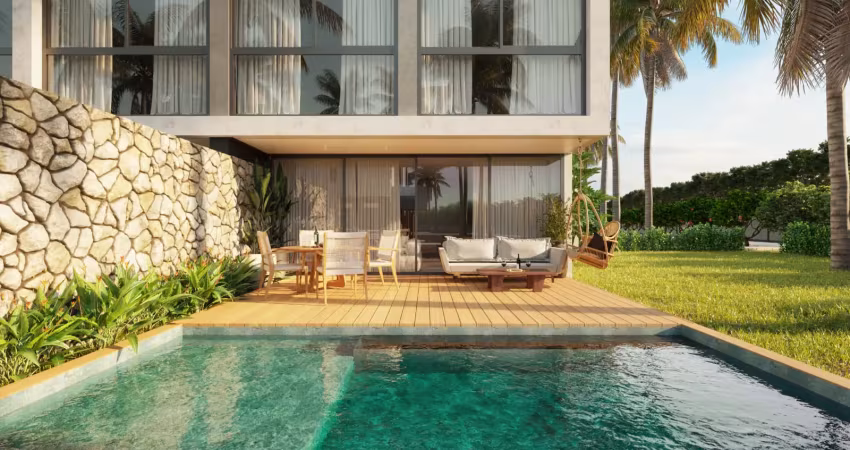 Bangalô com 4 quartos, suítes em antunes beach resort - maragogi - al