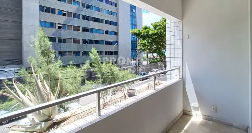 Apartamento com 3 quartos 1 suíte e varanda com excelente vista - boa viagem
