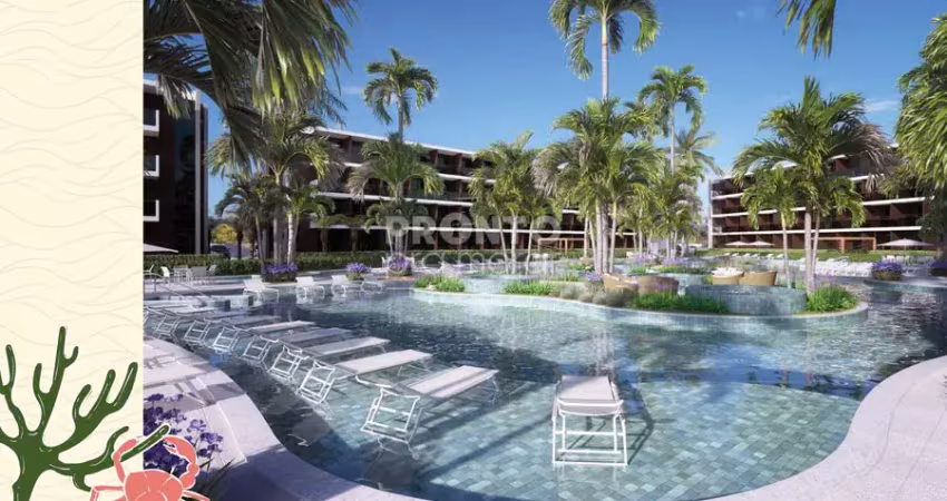 Apartamento 2 quartos, 1 suíte beach class solare muro alto - ipojuca - pe