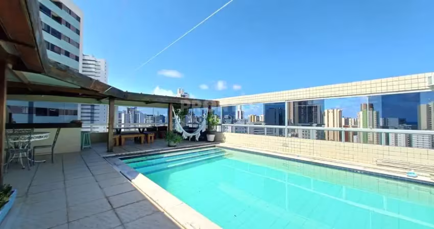 Apartamento com 4 quartos sendo 3 suites e varanda em excelente localização - boa viagem