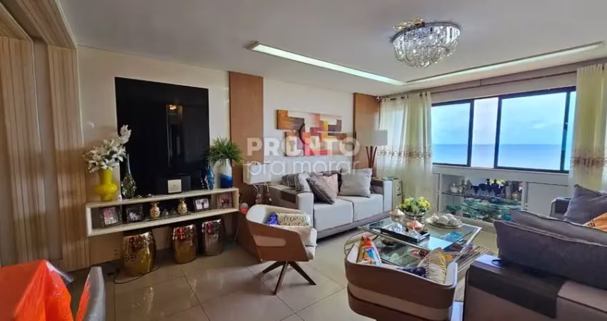 Cobertura vista mar com 3 quartos 2 suítes em casa caiada, olinda / pe