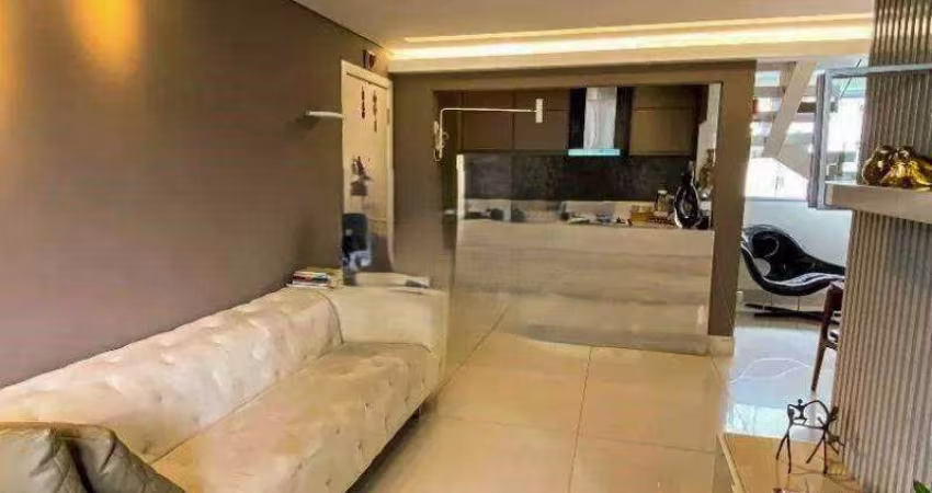 Cobertura duplex com área total de 172m², 04 quartos, 01 suíte, 04 vagas, prédio com lazer completo, no São Pedro