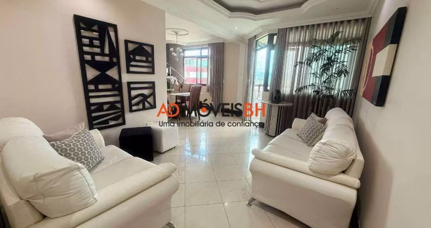 Cobertura Duplex com área total de 219m², 03 quartos, 01 suíte, espaço gourmet no terraço, no Camargos