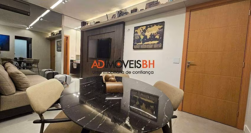 Apartamento Studio, com área de 47m², 01 quarto, 01 vaga de garagem, prédio novo, no Funcionários
