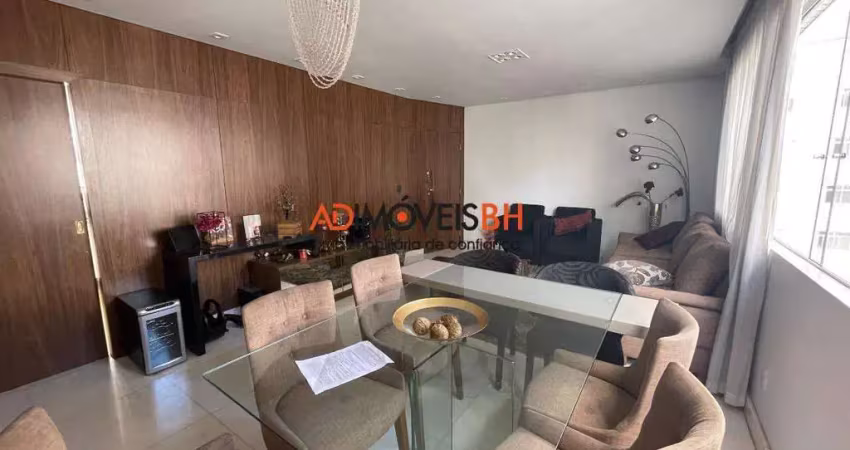 Apartamento com área de 110m², 03 quartos, 01 suíte, 02 vagas de garagem, no lourdes