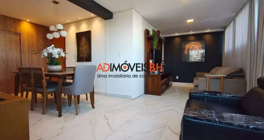 Apartamento área privativa com área total de 130m², 03 quartos, 01 suíte, 03 vagas de garagem, no fernão dias