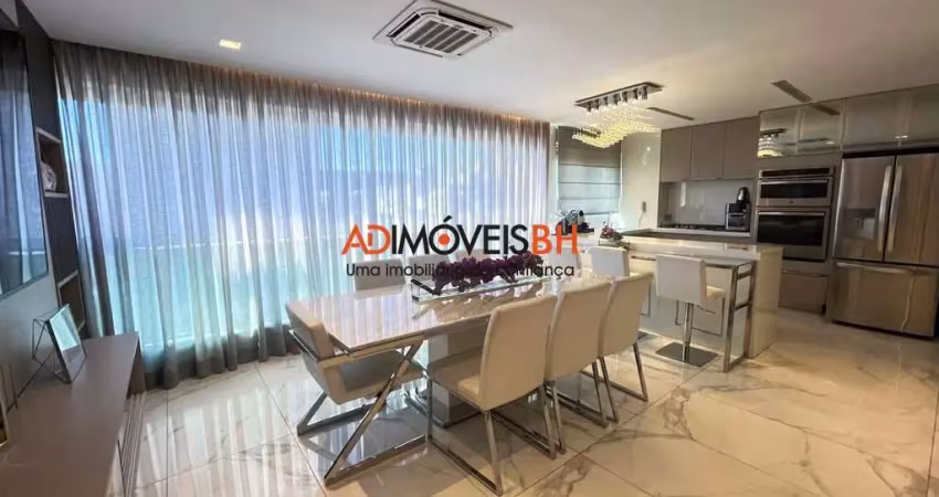 Cobertura de 217m², com 02 suítes, sendo 01 suíte com closet, terraço gourmet com hidromassagem, 03 vagas de garagem, no lourdes