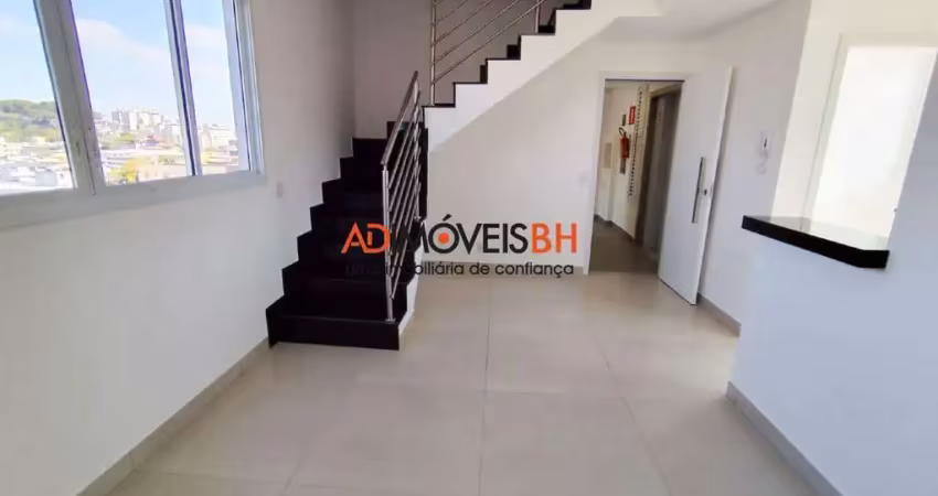 Apto cobertura à venda, 2 quartos, 1 suíte, 2 vagas, padre eustáquio - belo horizonte/mg