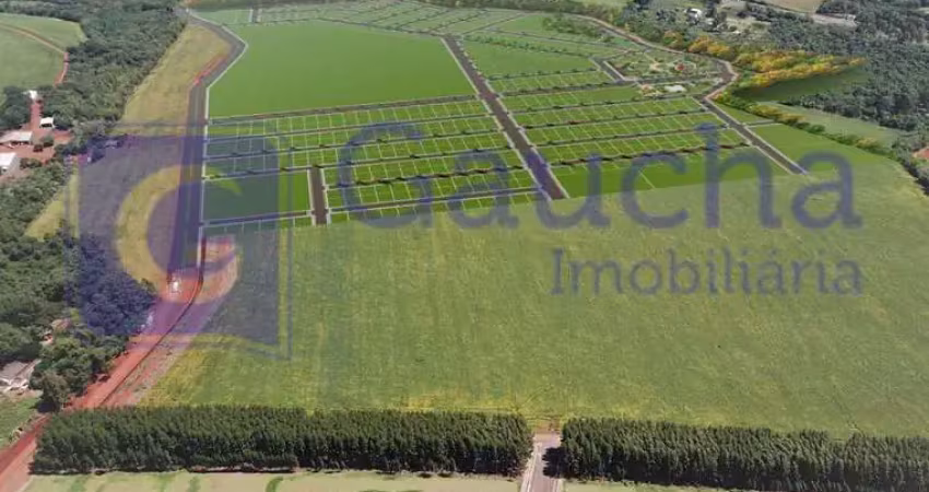Terreno no loteamento paraiso tropical com 387,24m² por r$419.000,00