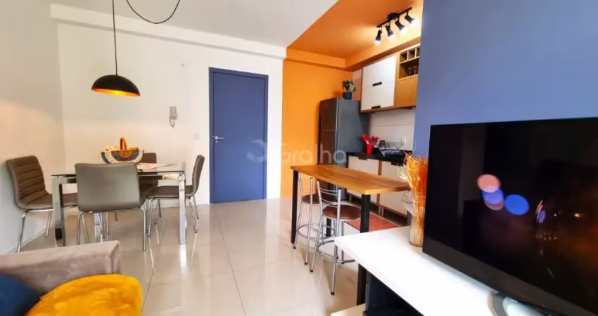 Apartamento 2 dormitórios com sacada e churrasqueira em cachoeira do bom jesus