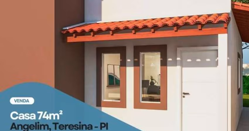 Casa com 3 dormitórios à venda, 74 m² por R$ 235.000,00 - Angelim - Teresina/PI