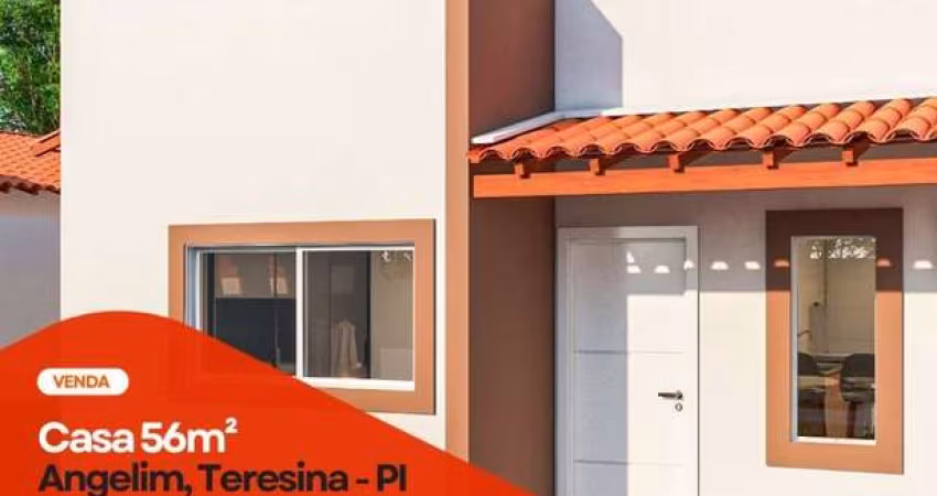 Casa com 2 dormitórios à venda, 56 m² por R$ 195.000,00 - Angelim - Teresina/PI