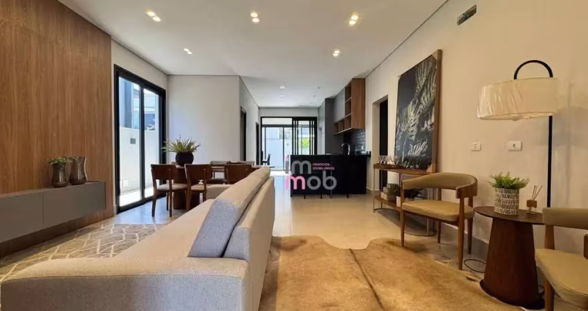 Casa com 3 suítes e escritório - venda por r$ 2.150.000 ou aluguel por r$ 12.952/mês - loteamento residencial e comercial villa d'aquila - piracicaba