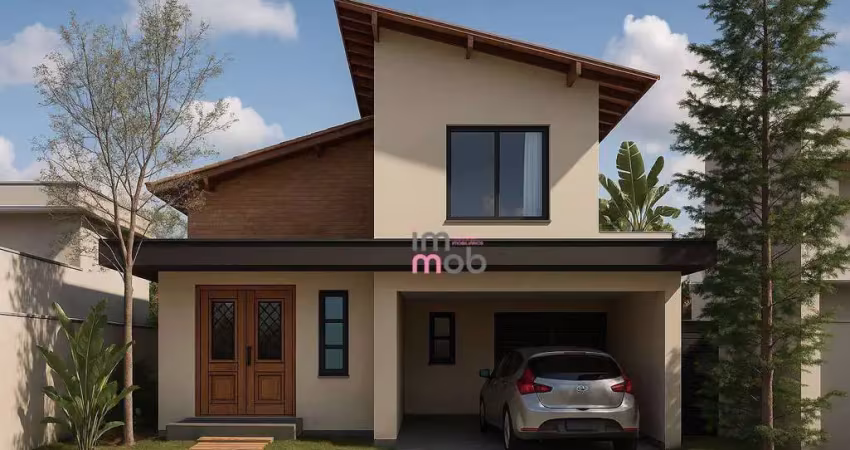 Casa com 3 dormitórios à venda, 220 m² por r$ 1.900.000 - loteamento residencial e comercial villa d'aquila - piracicaba/sp