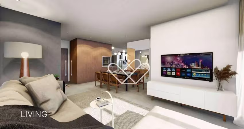Espaçoso Apartamento de 96,99m² com 3 Dormitórios e Suíte no Dom Residence