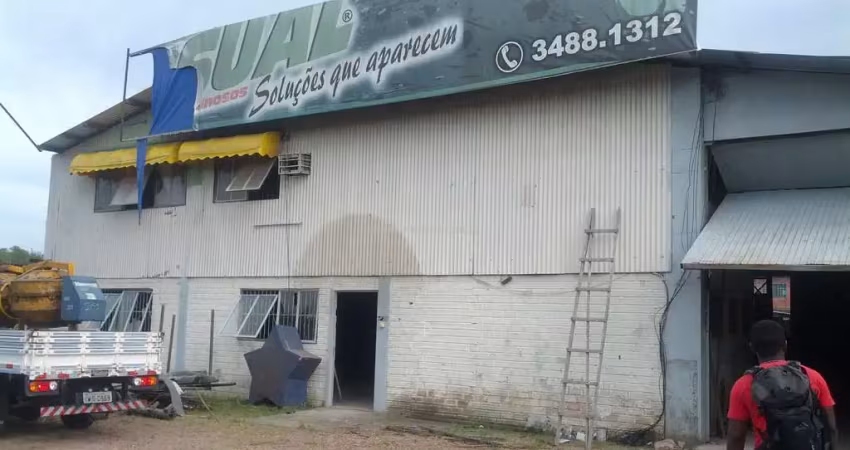 Pavilhão para locação com 750m² em localização estratégica em gravataí