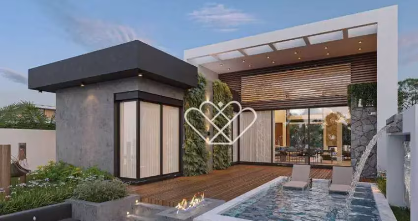 Casa de alto padrão com piscina e 3 dormitórios em localização privilegiada