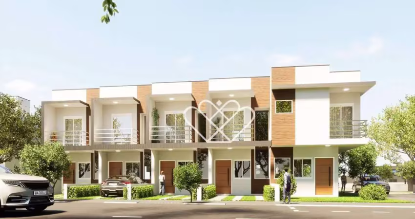 Casa prática com sacada no bairro santa cruz, gravataí