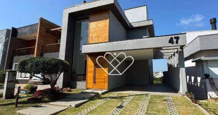 Casa de alto padrão com espaço gourmet no condomínio di firenzi