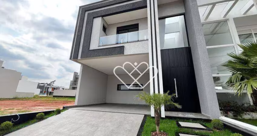 Casa em condomínio de alto padrão com 3 dormitórios, suíte e lareira - seu novo lar espera por você