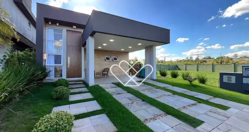Casa com 2 suítes e excelente estrutura no condomínio terras alpha