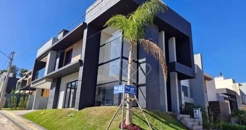 Casa de esquina com 3 suítes em condomínio no bairro jansen – exclusividade e conforto em gravataí