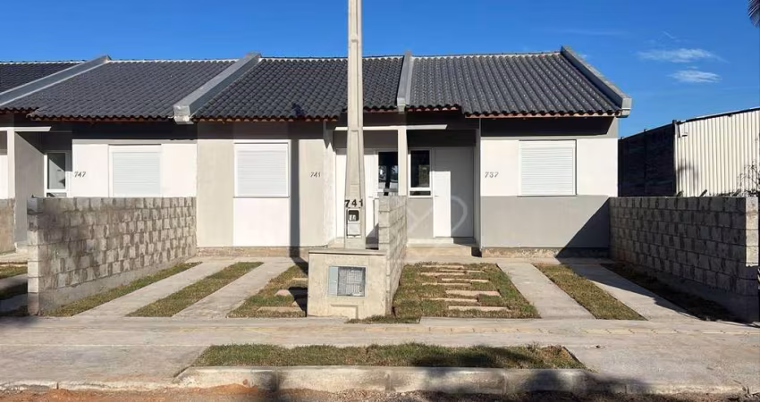 Casa nova com 2 dormitórios em localização estratégica próxima ao centro de gravataí