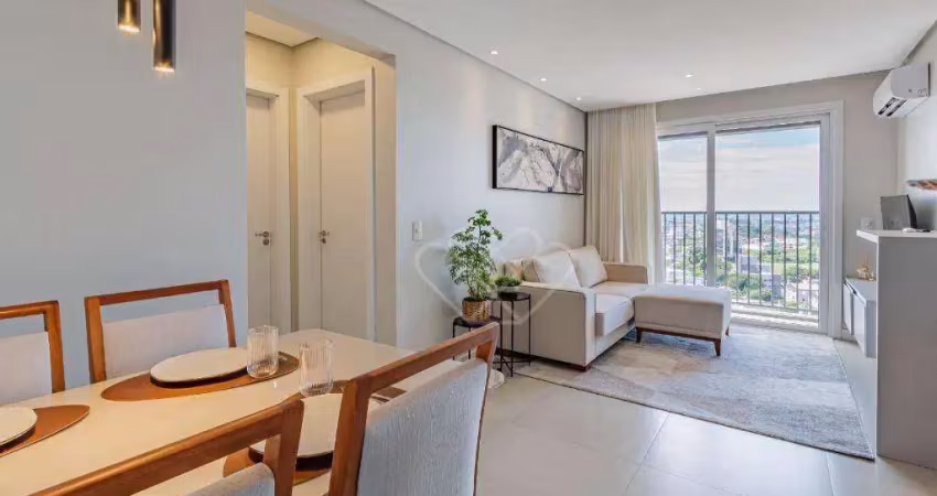 Apartamento mobiliado com suíte e piscina no bairro salgado filho em gravataí