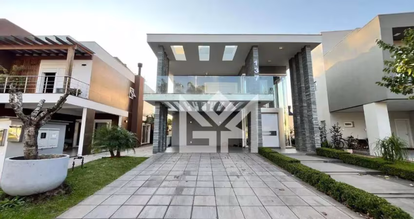 Casa mobiliada com piscina e 4 suítes no alphaville gravataí