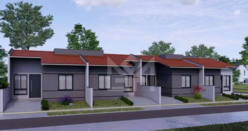 Oportunidade no bairro jansen: casa com 2 quartos e vaga de garagem