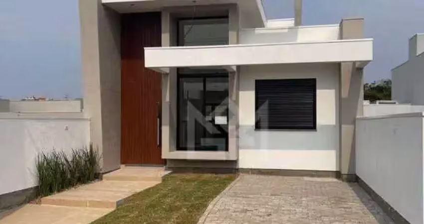 Casa à venda no bairro reserva bela vista em gravataí com suíte e churrasqueira