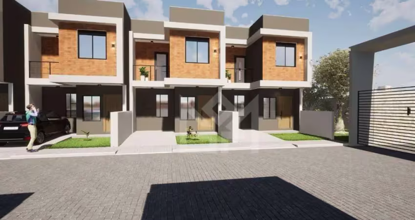 Casa à venda no bairro dona mercedes em gravataí com 2 quartos e quintal