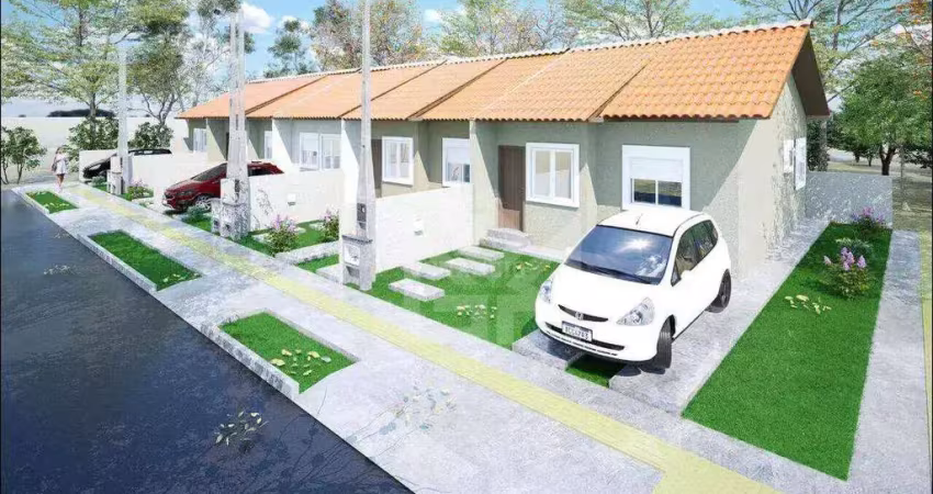 Casa aconchegante no bairro natal em gravataí com 2 quartos e vaga para carro