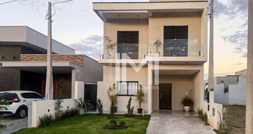 Casa com 3 dormitórios à venda, terras da estância, paulínia, sp